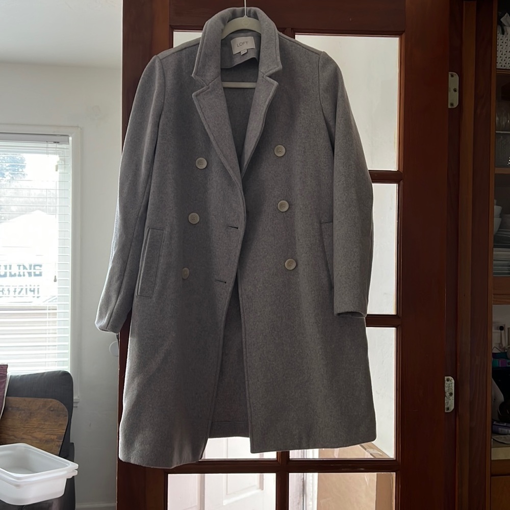 Gray coat